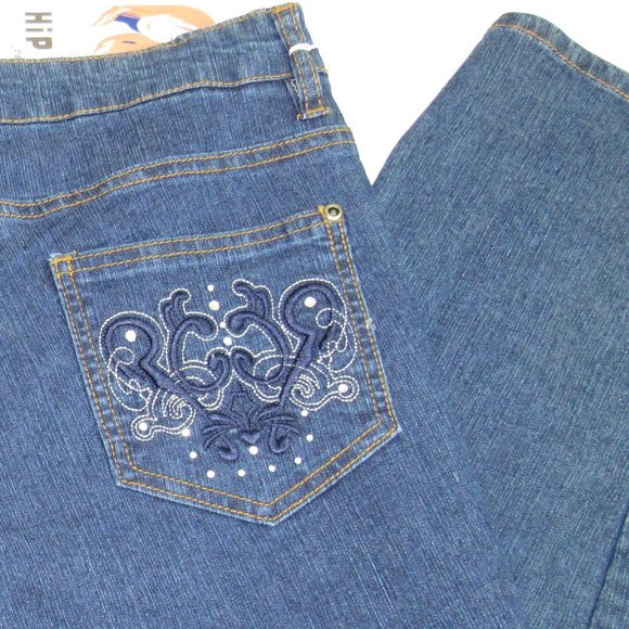 Hip Jeans Size 12 Women Bluejeans Stretch NWT - Picture 1 of 6